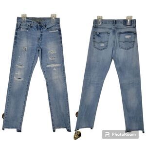 American eagle slim jeans distressed 28x30